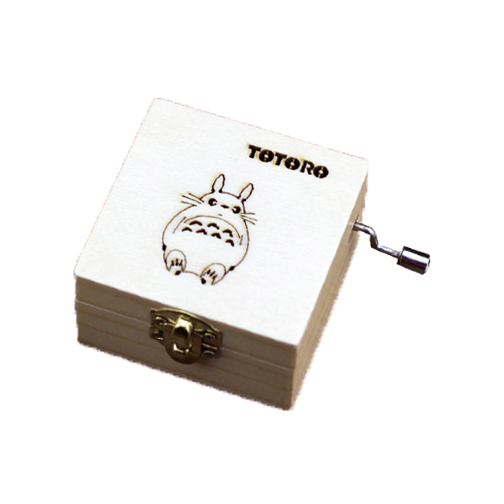 復古手搖木製音樂盒 AE2090004