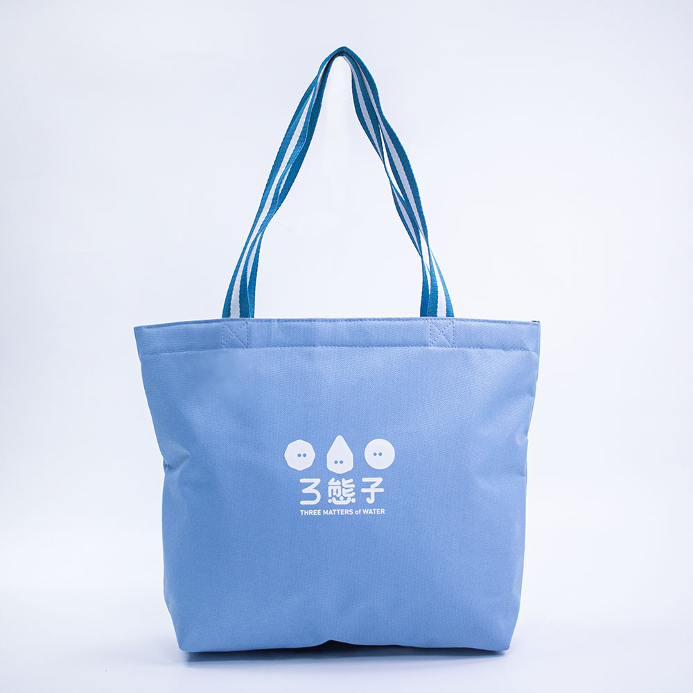 【客製印刷】3態子水藍色托特保冷袋 D0099