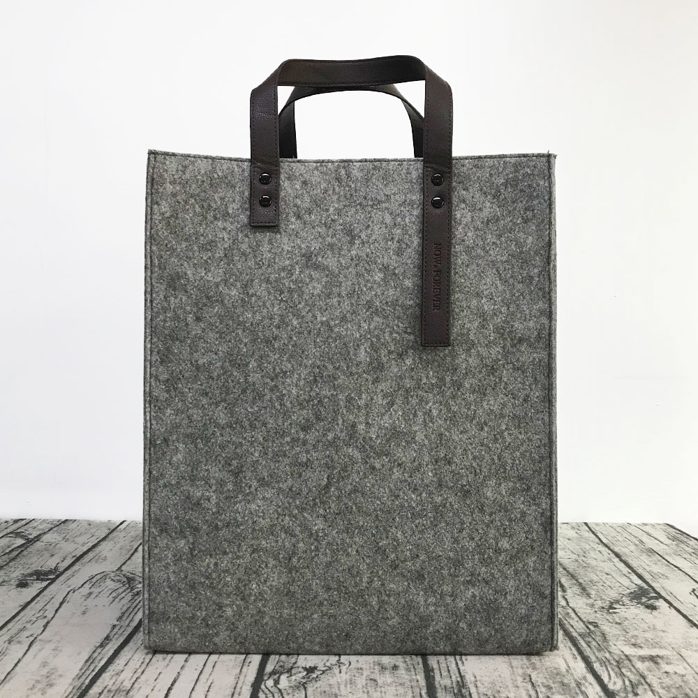 【Customized】Fashion Wool Felt tote Bag H0006