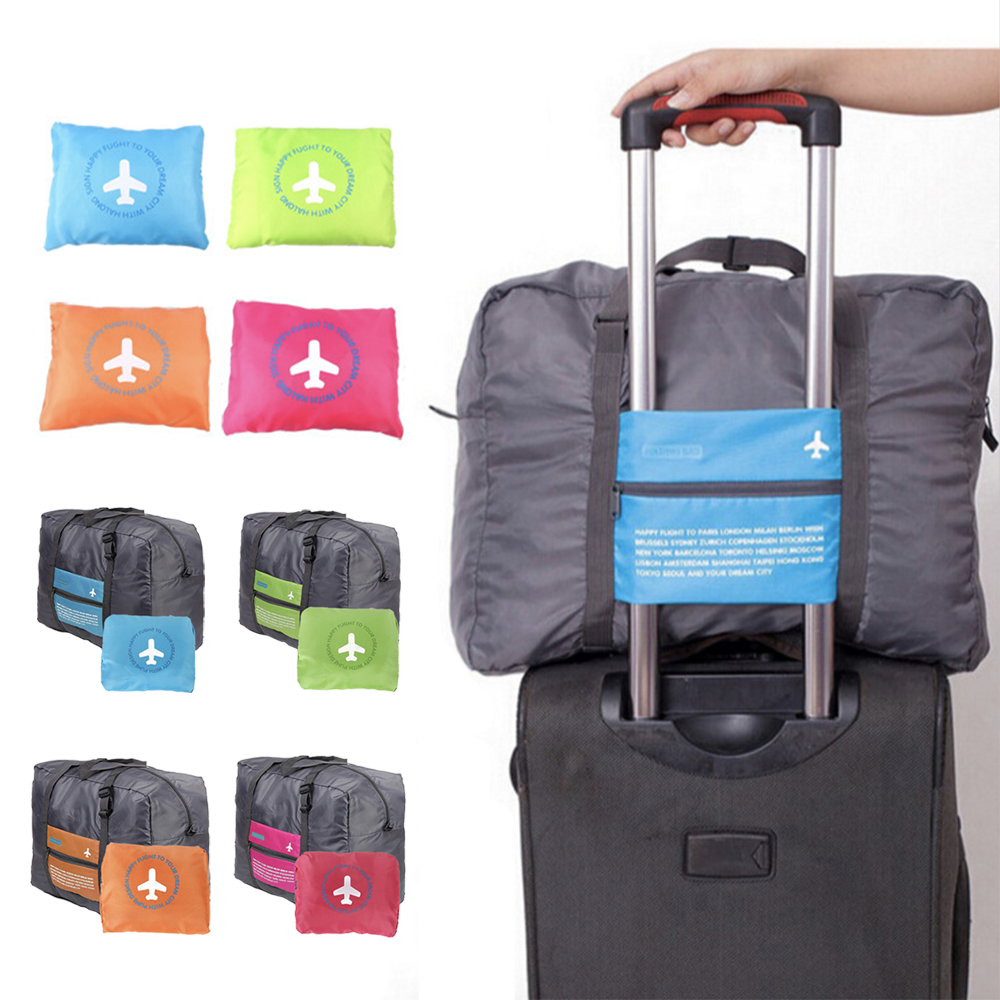 【Custom Printing】Portable Folding Travel Luggage Bag J1818010000