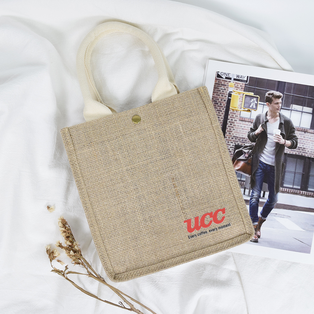 【客製商品】日常小提袋 UCC麻布立體袋 G0010