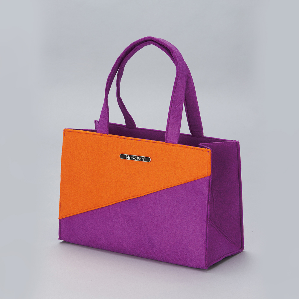 【Customized】Wool Felt Patchwork Bag H0003