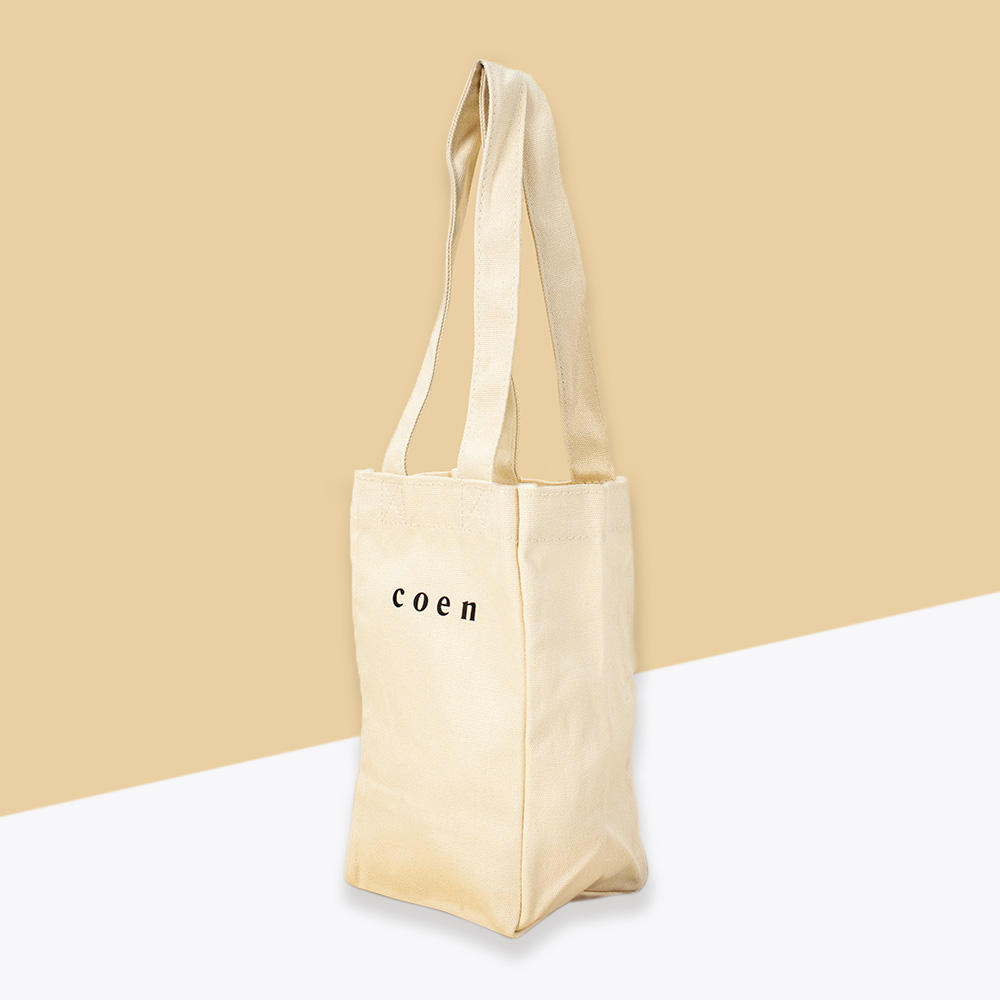 【客製商品】coen 環保有機棉大容量飲料立體袋 E0018