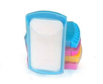 Paper Soap- Rectangular Plastic Box(multicolor random)